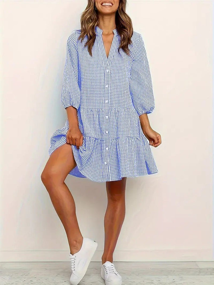 Calio | Gingham Dream Dress - Barbara & Late Benjamin