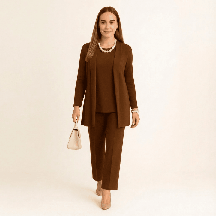 Cardigan, Top & Trousers Set - Barbara & Late Benjamin