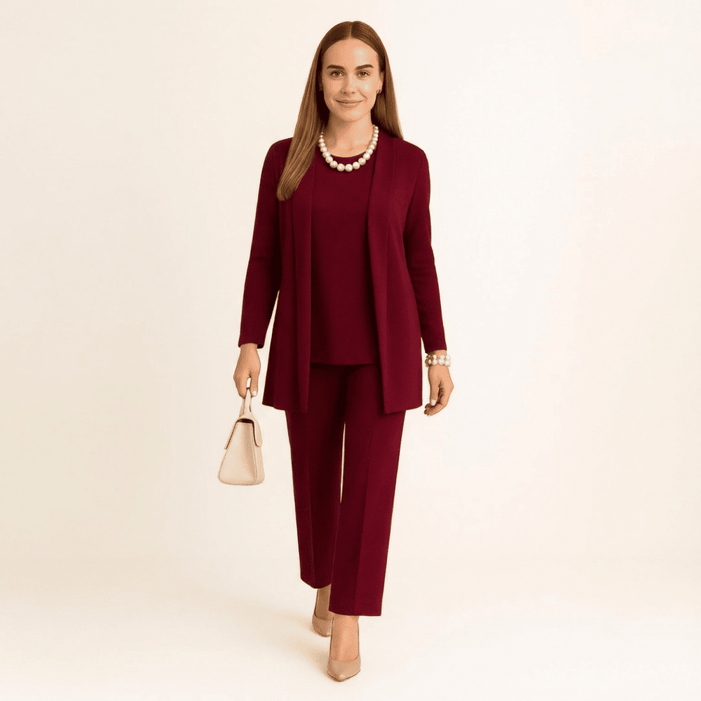 Cardigan, Top & Trousers Set - Barbara & Late Benjamin