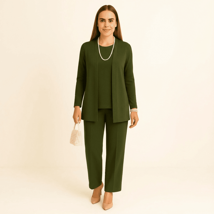 Cardigan, Top & Trousers Set - Barbara & Late Benjamin