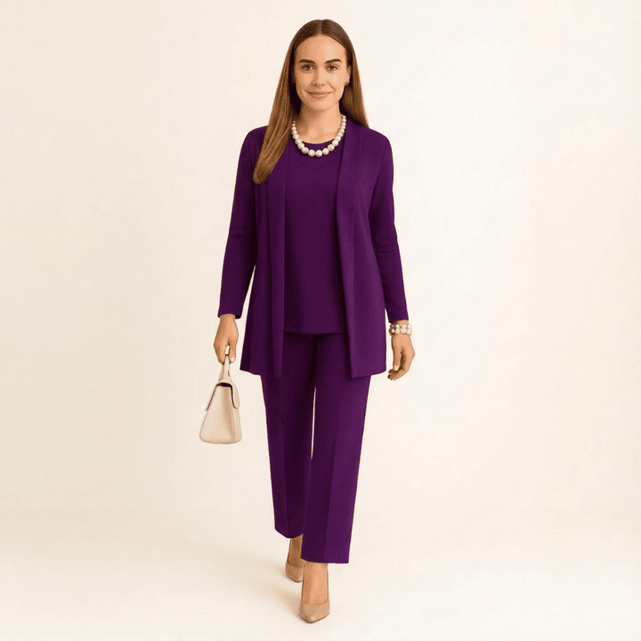 Cardigan, Top & Trousers Set - Barbara & Late Benjamin