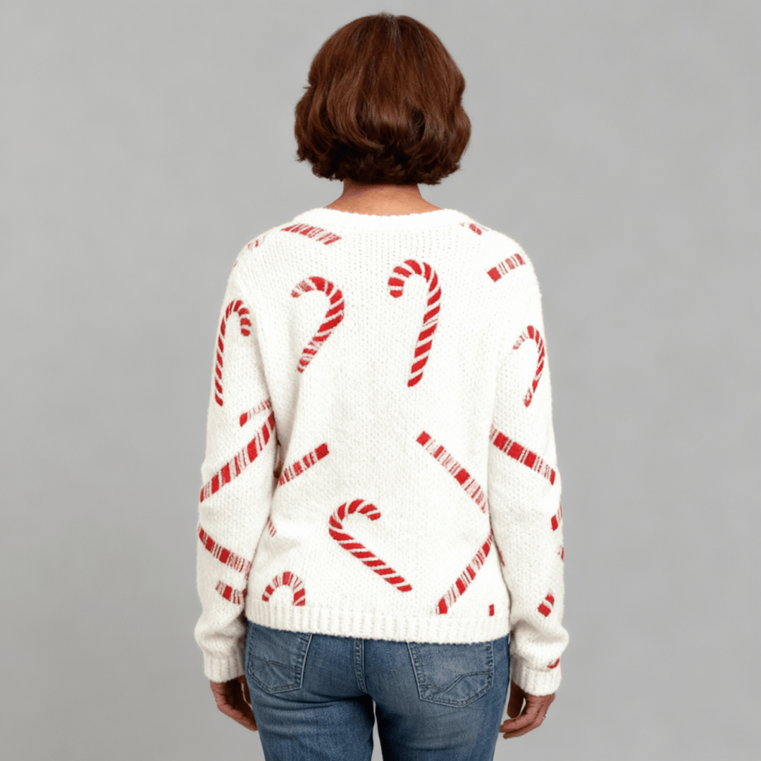Carla | Festive Candy Cardigan - Barbara benjamin new york