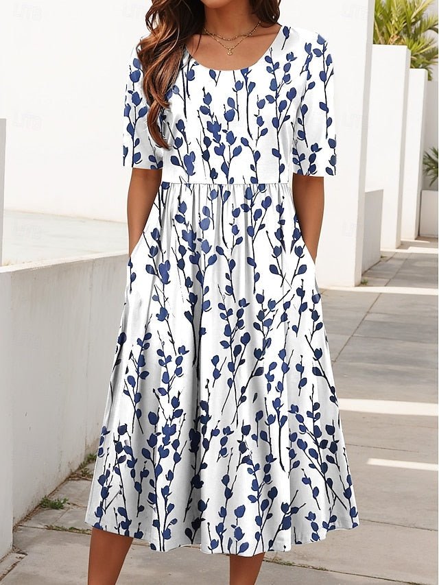 Carlyn | Floral Breezy Midi - Barbara & Late Benjamin