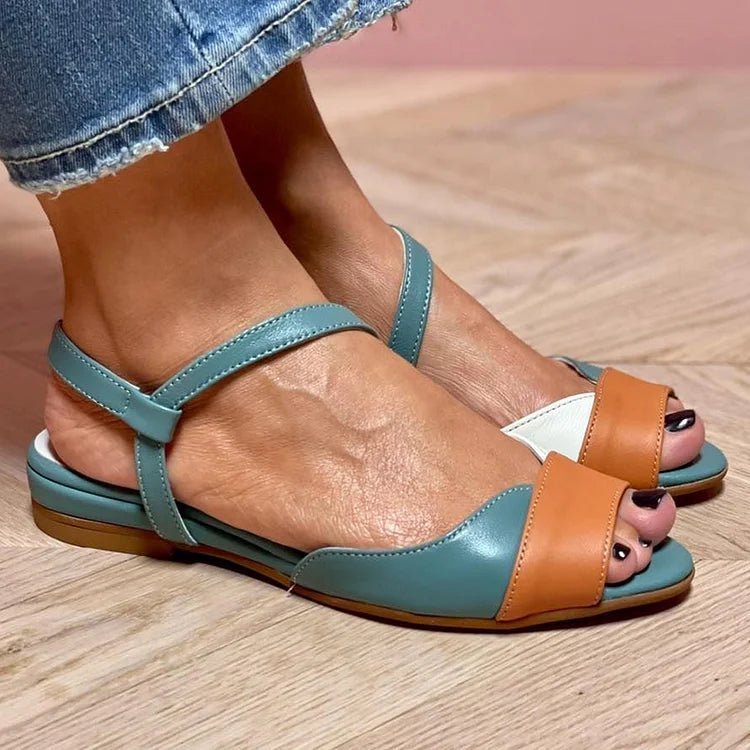 Casey | Color Block Sandals - Barbara benjamin new york