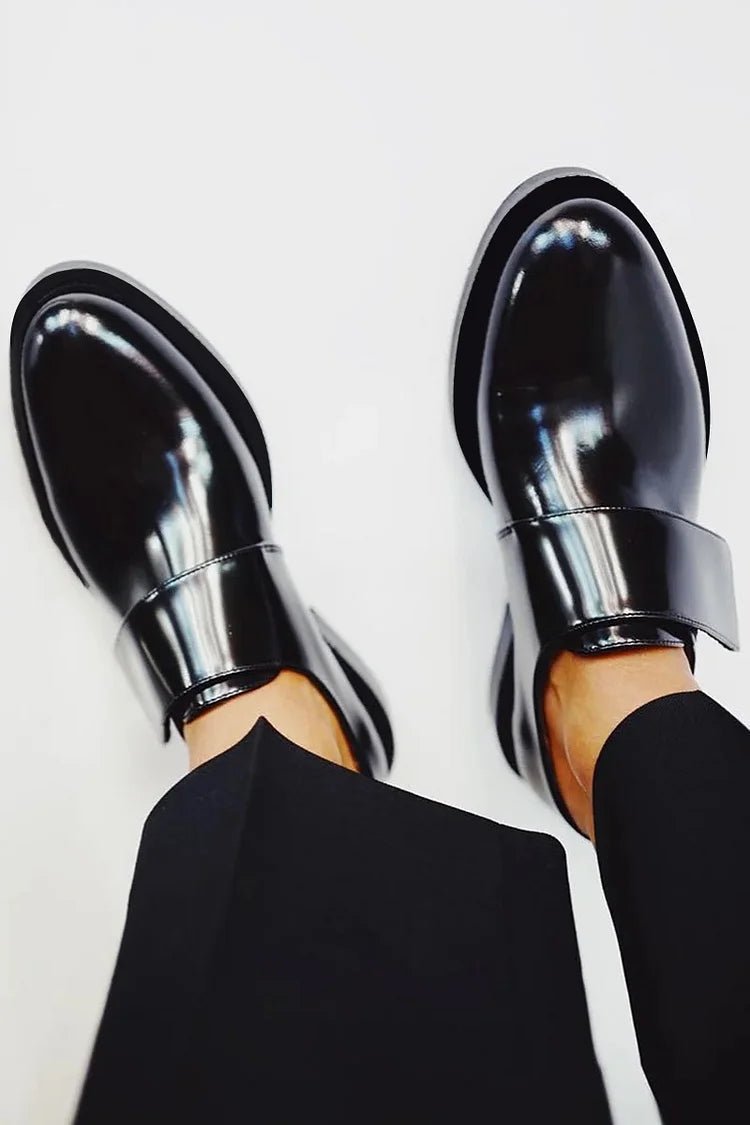 Celeste | Polished Strap Loafers - Barbara benjamin new york