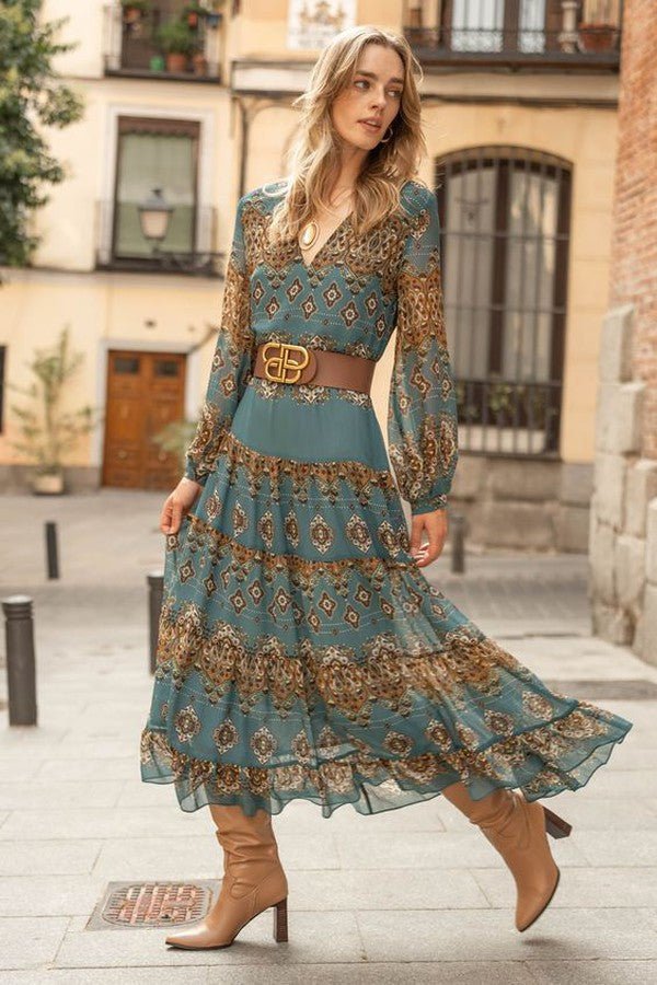 Ceres | Ethereal Midi Dress - Barbara & Late Benjamin