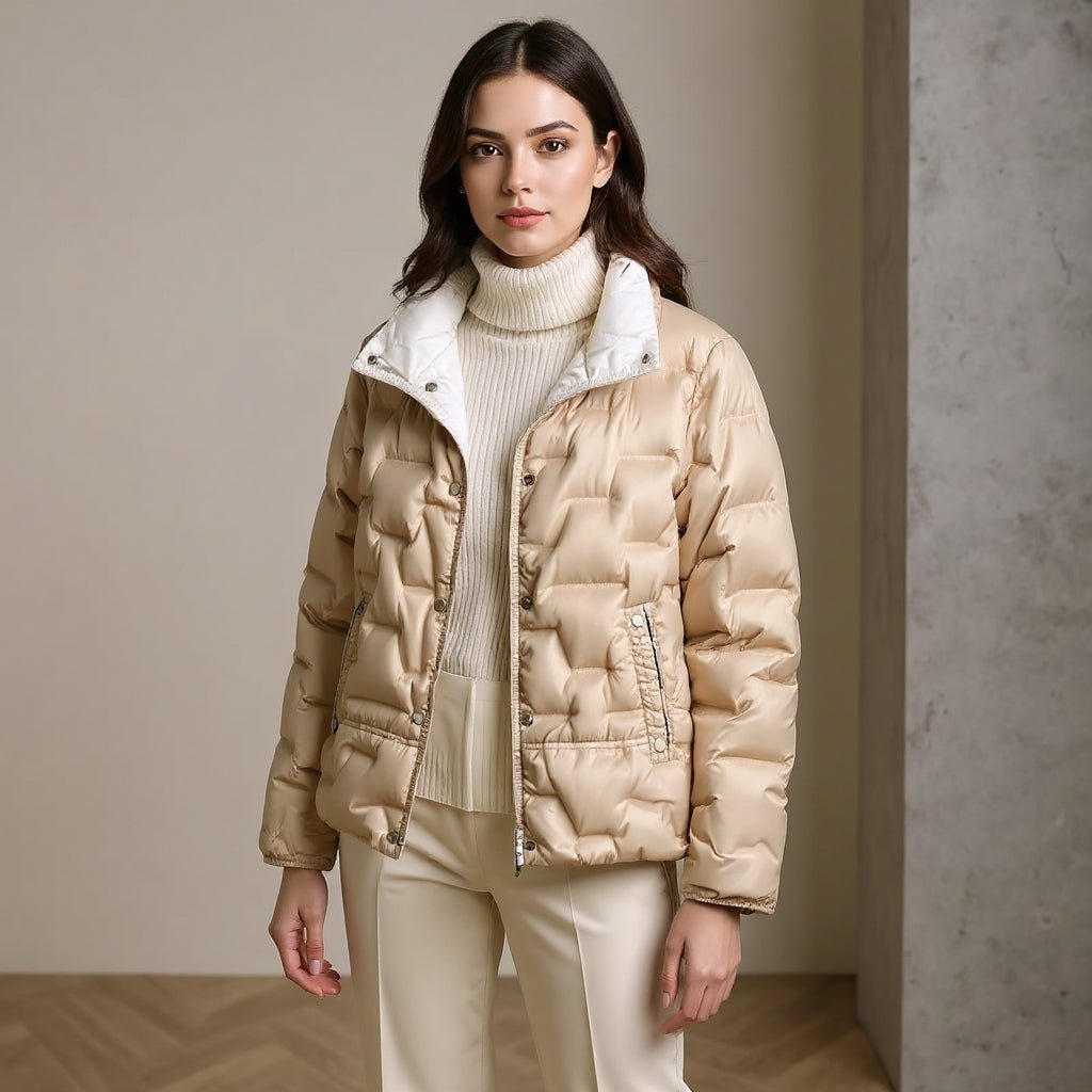 Collar Jacket | Sleek Warmth with Modern Minimalism - Barbara & Late Benjamin