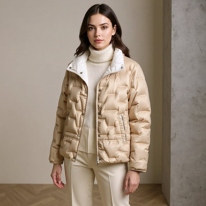 Collar Jacket | Sleek Warmth with Modern Minimalism - Barbara & Late Benjamin