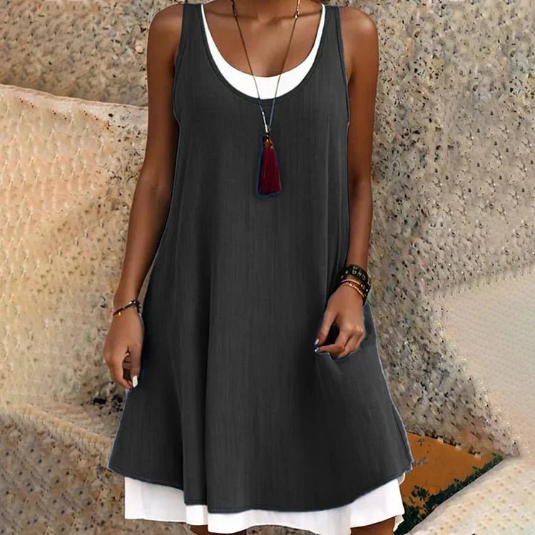 Cove | Sunlit Sleeveless Midi Dress - Barbara & Late Benjamin