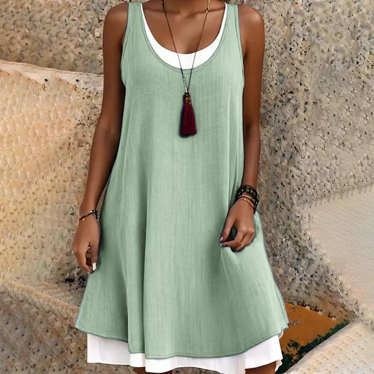 Cove | Sunlit Sleeveless Midi Dress - Barbara & Late Benjamin