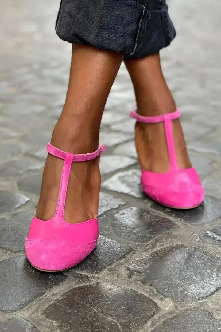 Dakota | Closed Sandal With T - Bar Strap - Barbara benjamin new york