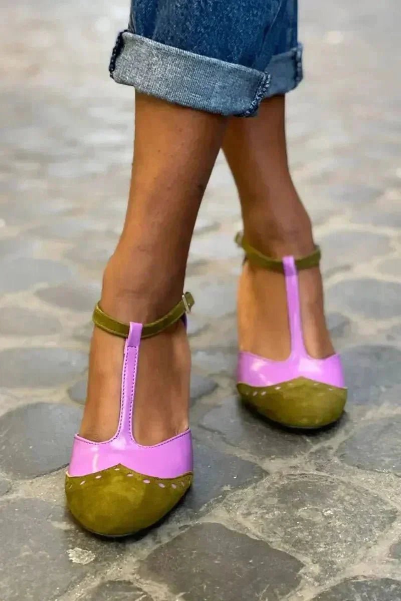 Dakota | Closed Sandal With T - Bar Strap - Barbara benjamin new york