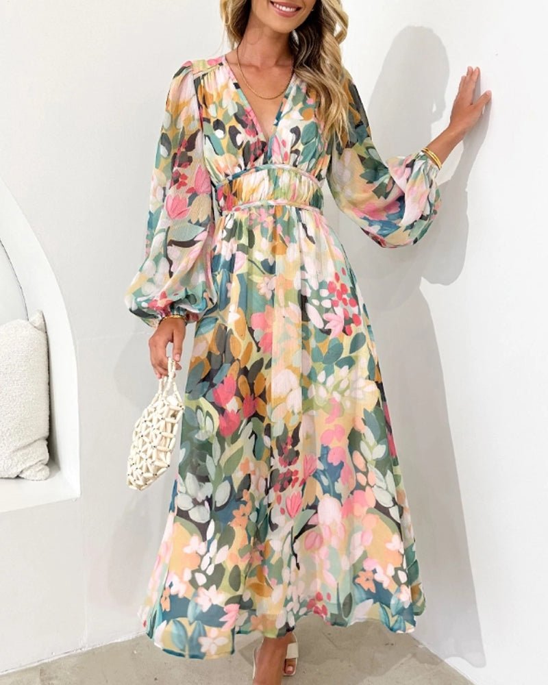 Daliah | Graceful Floral Dress - Barbara & Late Benjamin