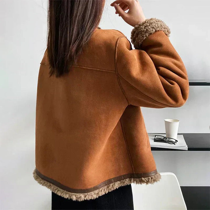 Rosalie | Buttoned Sheepskin Jacket
