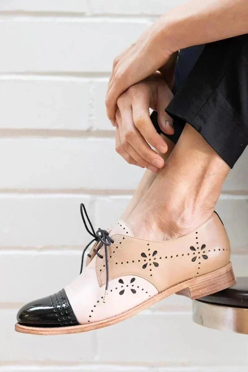 Desiree | Two - Tone Oxford Shoes - Barbara benjamin new york
