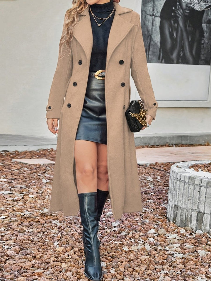 Double - Breasted Longline Coat - Barbara & Late Benjamin