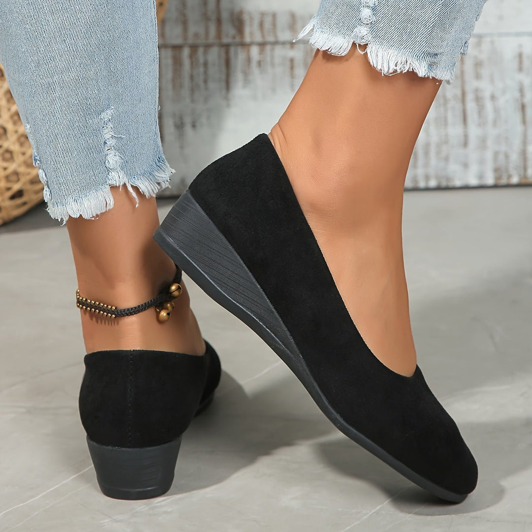Elara | Orthopedic Wedge Flats - Barbara benjamin new york
