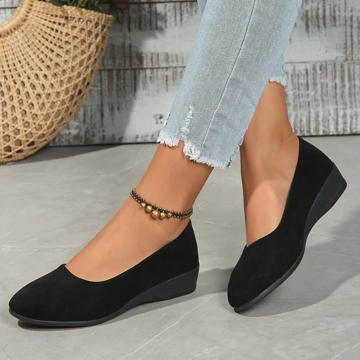 Elara | Orthopedic Wedge Flats - Barbara benjamin new york