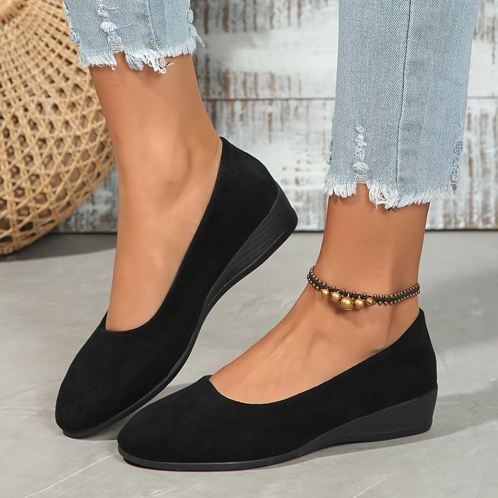 Elara | Orthopedic Wedge Flats - Barbara benjamin new york