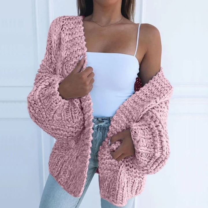 Eleanor | Chunky Knit Relaxed Cardigan - Barbara benjamin new york