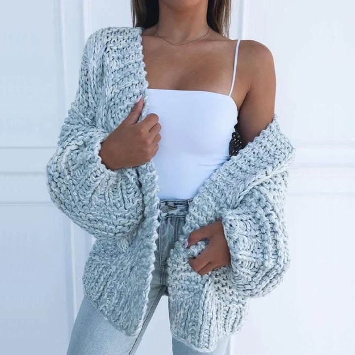Eleanor | Chunky Knit Relaxed Cardigan - Barbara benjamin new york