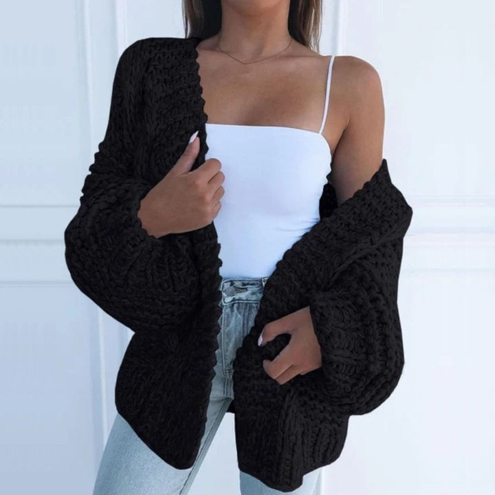 Eleanor | Chunky Knit Relaxed Cardigan - Barbara benjamin new york