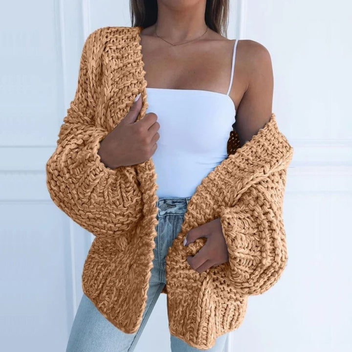 Eleanor | Chunky Knit Relaxed Cardigan - Barbara benjamin new york