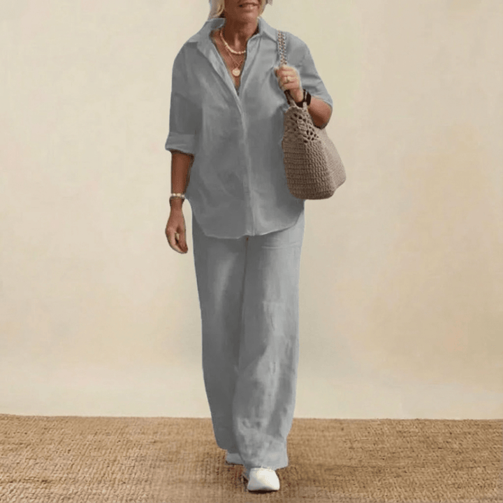 Elegant 2-Piece Linen Set