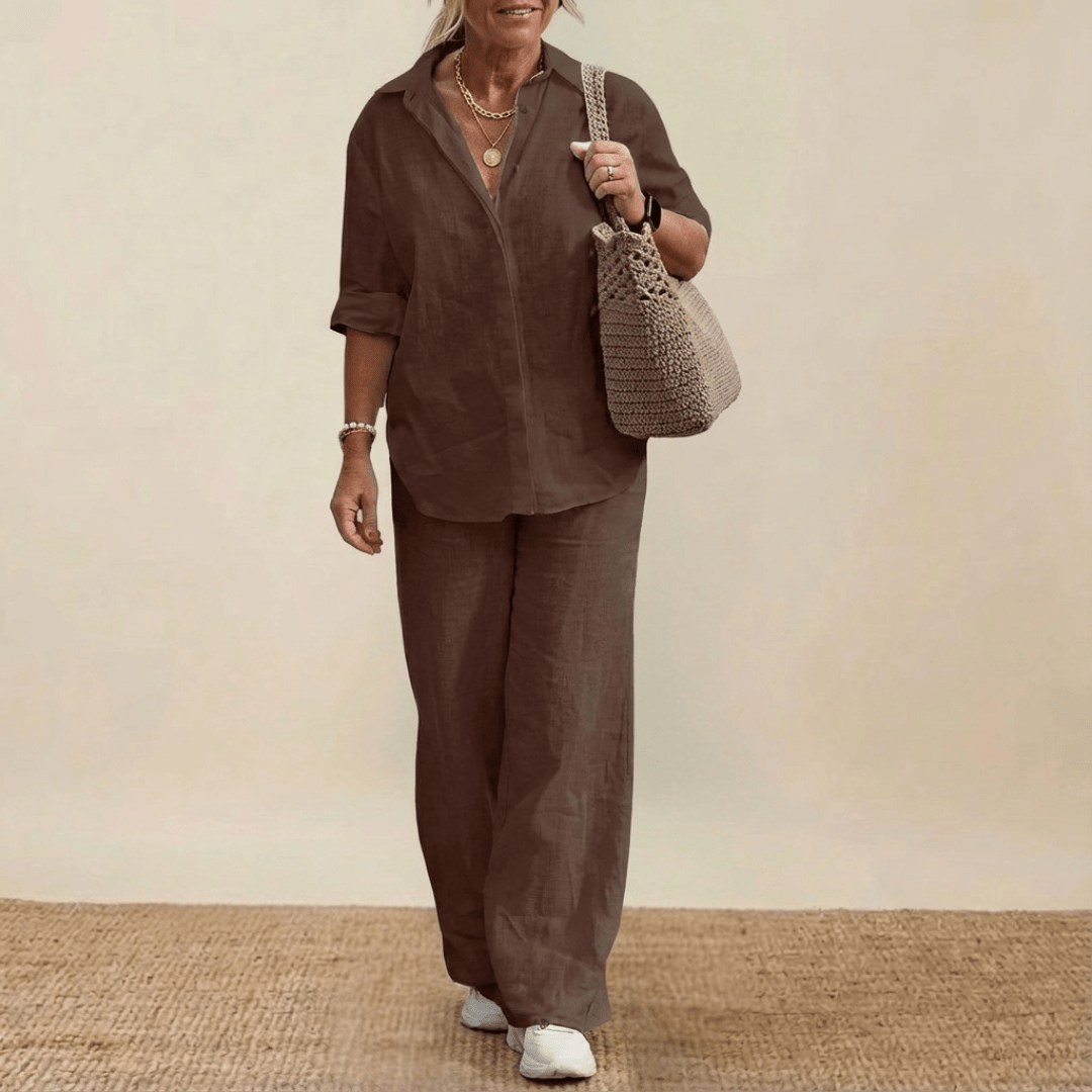 Elegant 2-Piece Linen Set