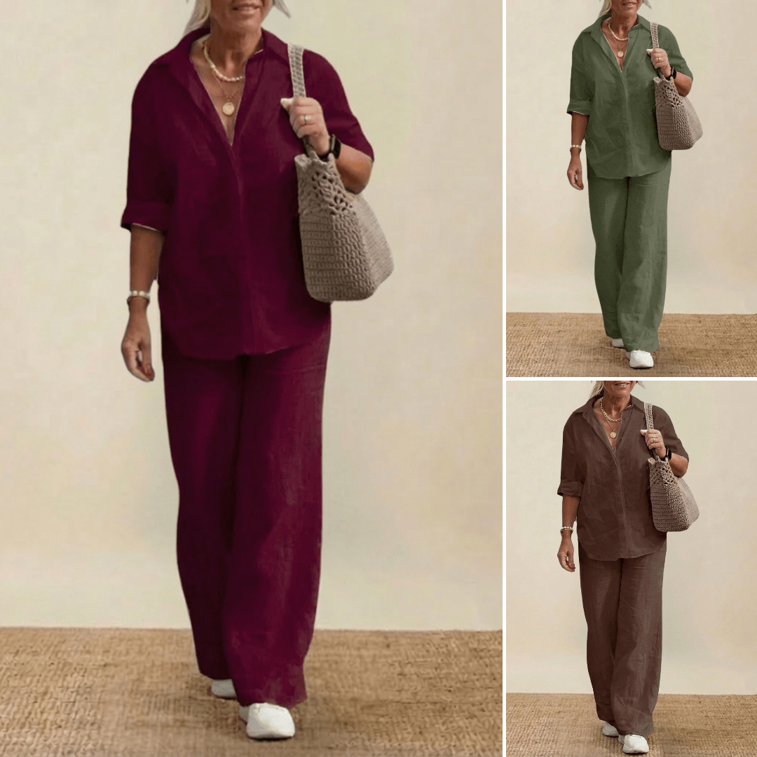 Elegant 2-Piece Linen Set