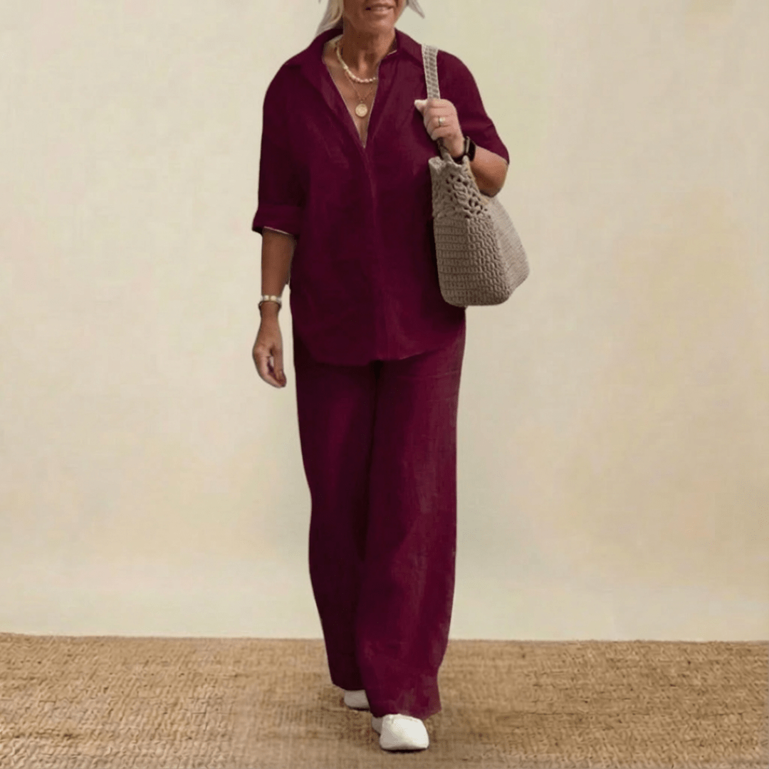 Elegant 2-Piece Linen Set