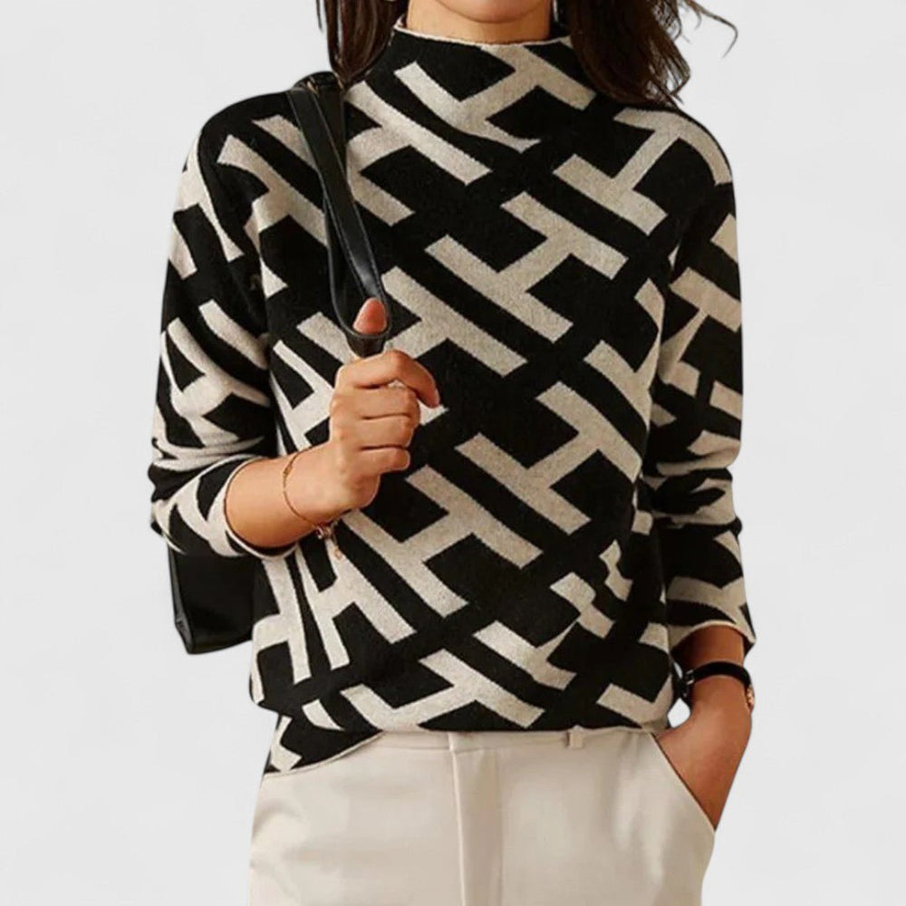 Elenora | Chic Knit Sweater - Barbara benjamin new york