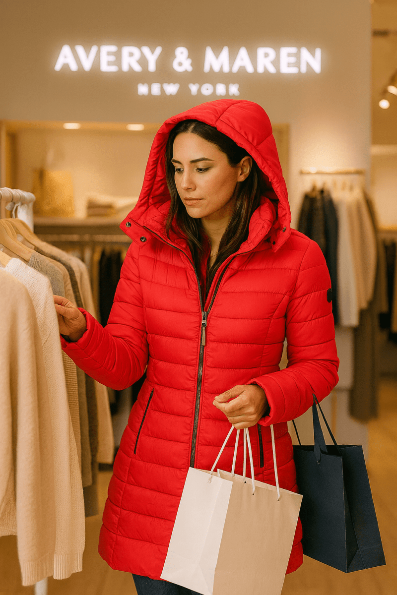 Elise™ - Long down jacket - Barbara & Late Benjamin