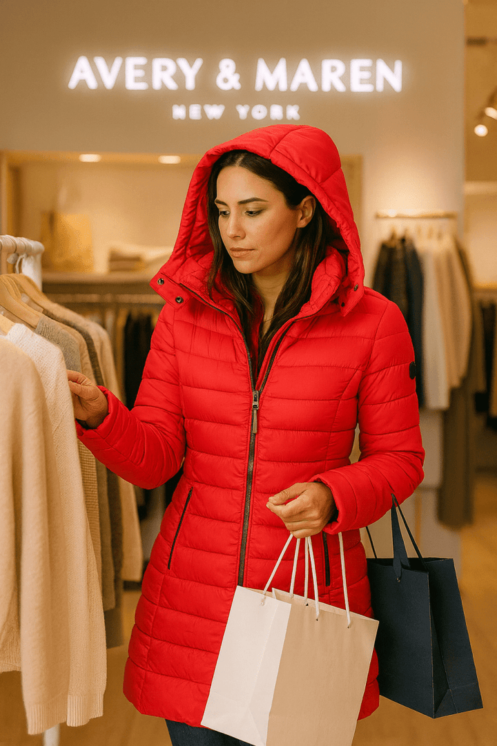 Elise™ - Long down jacket - Barbara & Late Benjamin