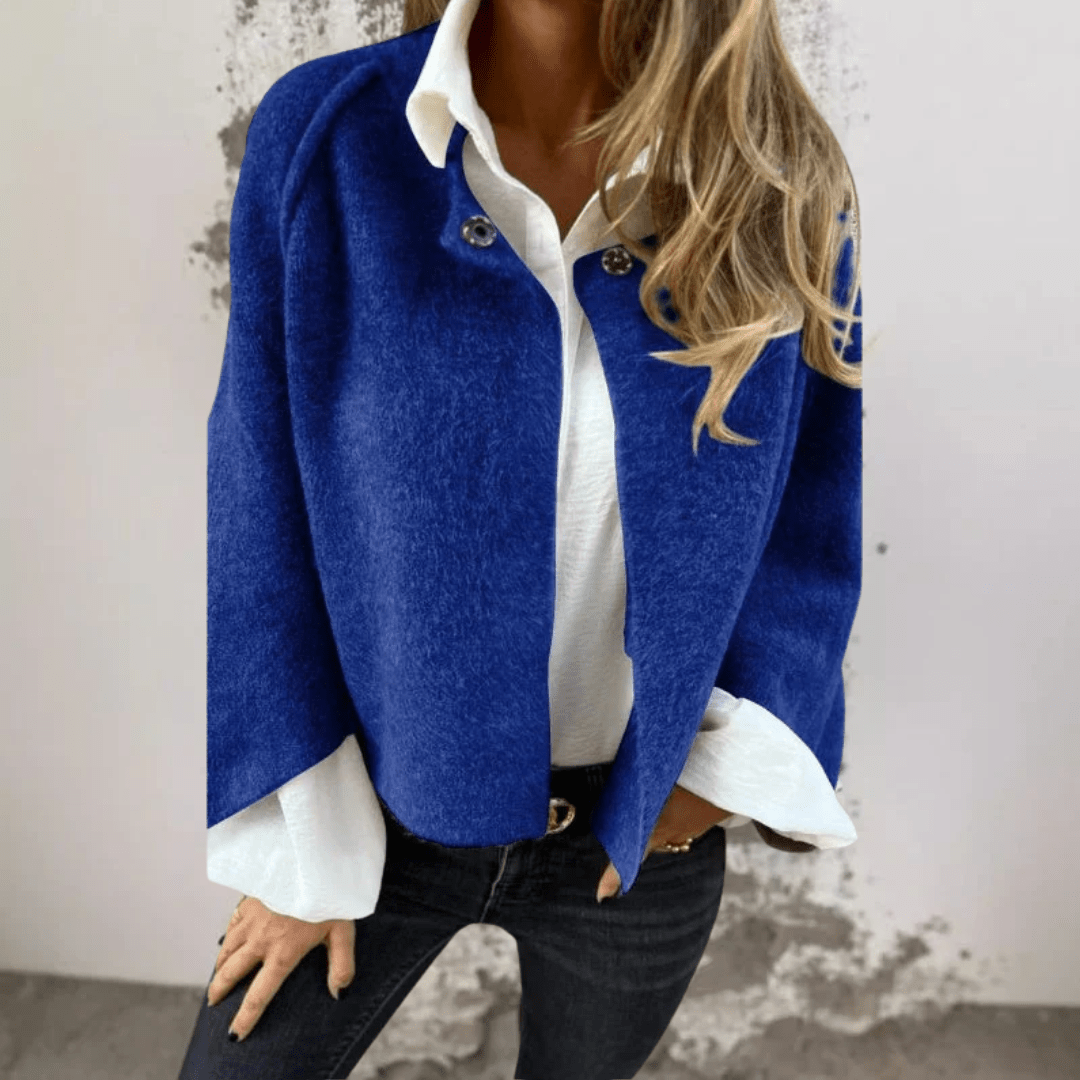 Elise™ | Short jacket with chic flared sleeves - Barbara benjamin new york