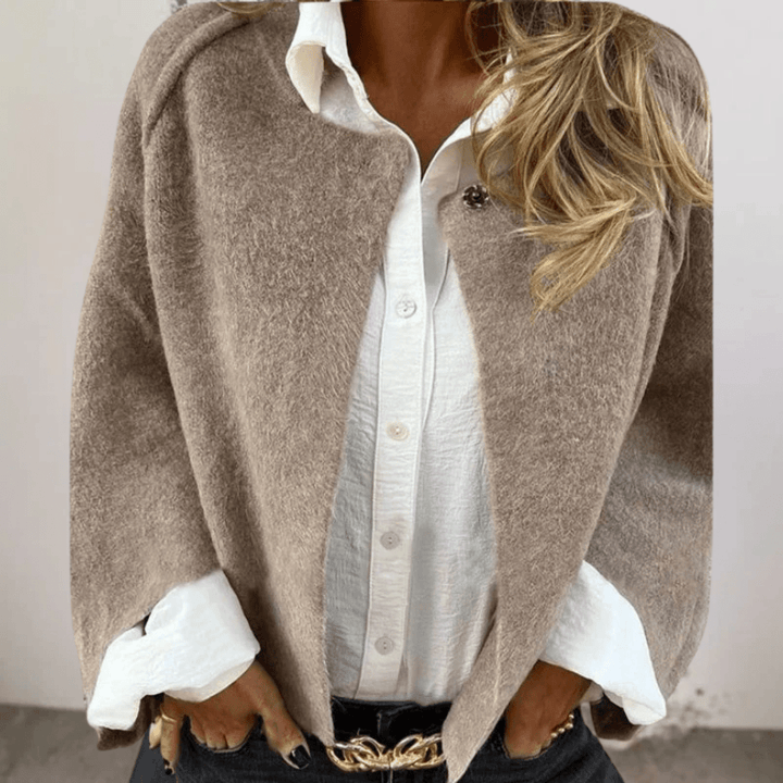 Elise™ | Short jacket with chic flared sleeves - Barbara benjamin new york