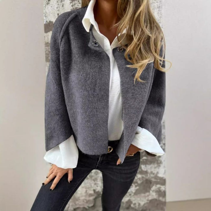 Elise™ | Short jacket with chic flared sleeves - Barbara benjamin new york