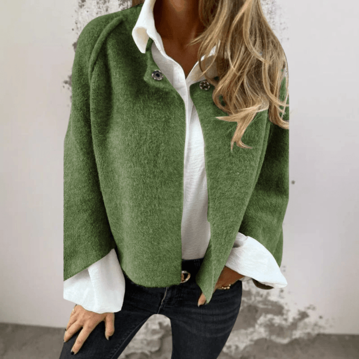 Elise™ | Short jacket with chic flared sleeves - Barbara benjamin new york