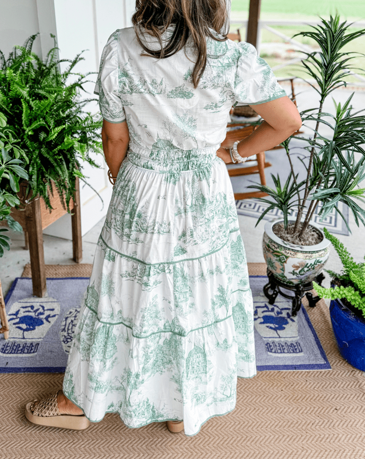 Eliza | Classic Toile Maxi - Barbara & Late Benjamin
