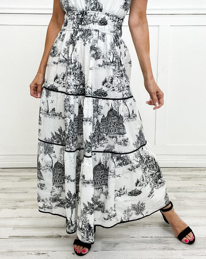 Eliza | Classic Toile Maxi - Barbara & Late Benjamin