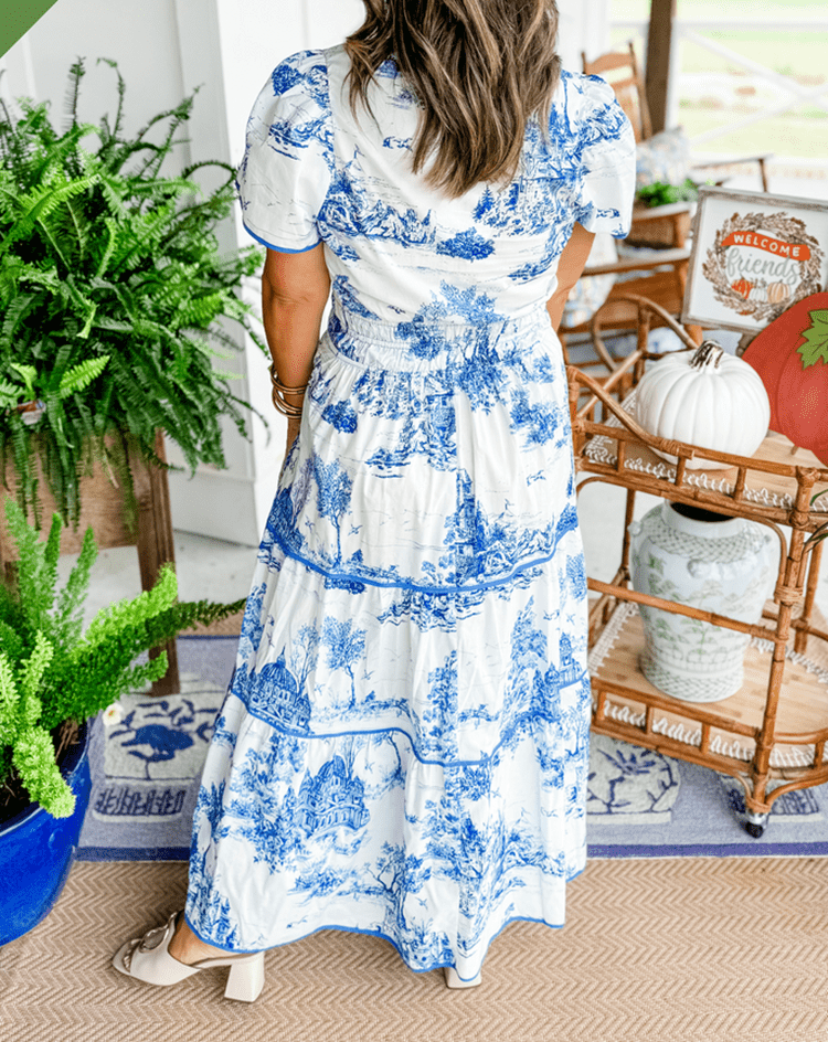 Eliza | Classic Toile Maxi - Barbara & Late Benjamin