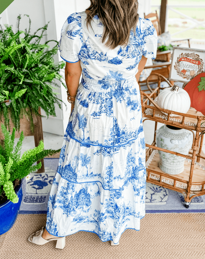 Eliza | Classic Toile Maxi - Barbara & Late Benjamin