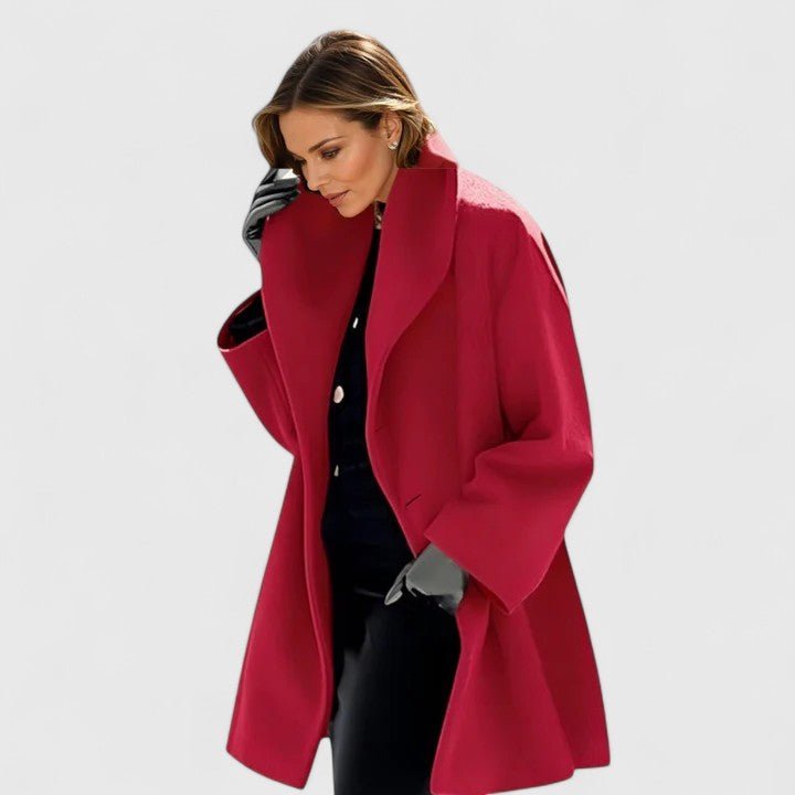 Elorinda Coat | Timeless Warmth Meets Effortless Style - Barbara & Late Benjamin