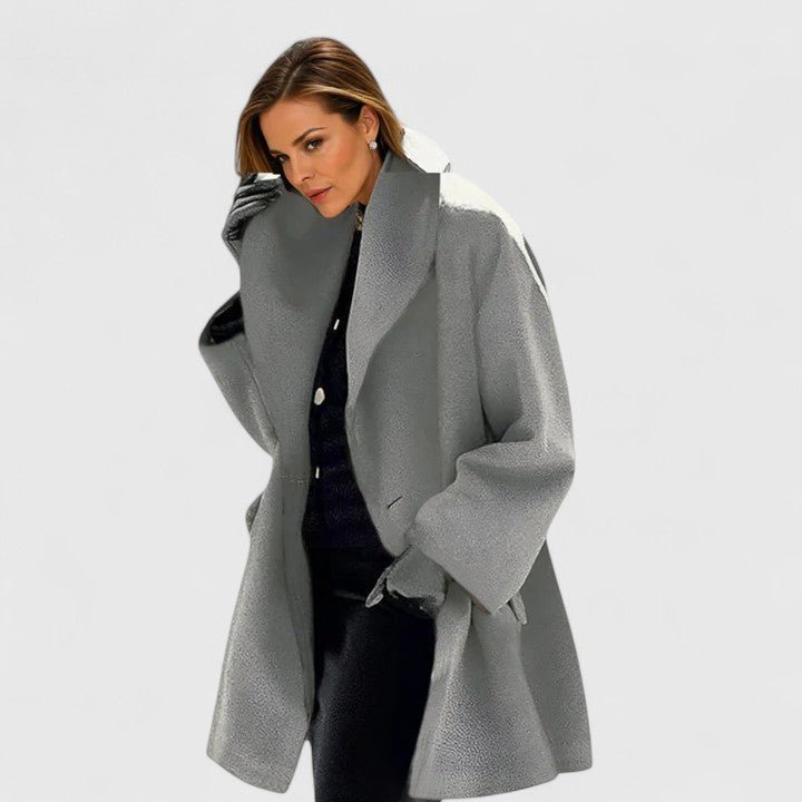 Elorinda Coat | Timeless Warmth Meets Effortless Style - Barbara & Late Benjamin