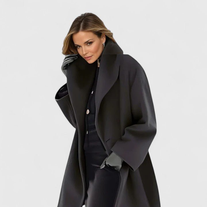 Elorinda Coat | Timeless Warmth Meets Effortless Style - Barbara & Late Benjamin