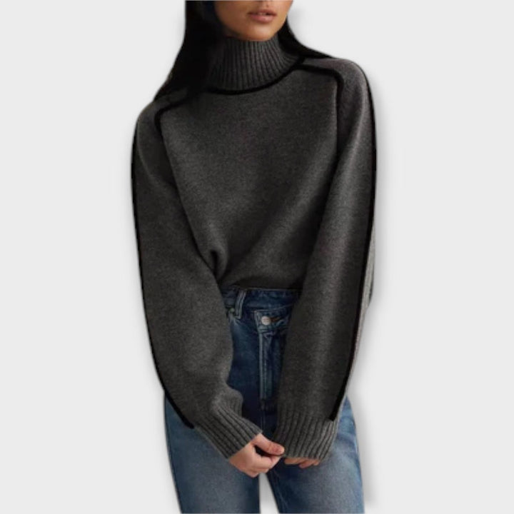 Emilie | Soft & Elegant Turtleneck Sweater - Barbara benjamin new york