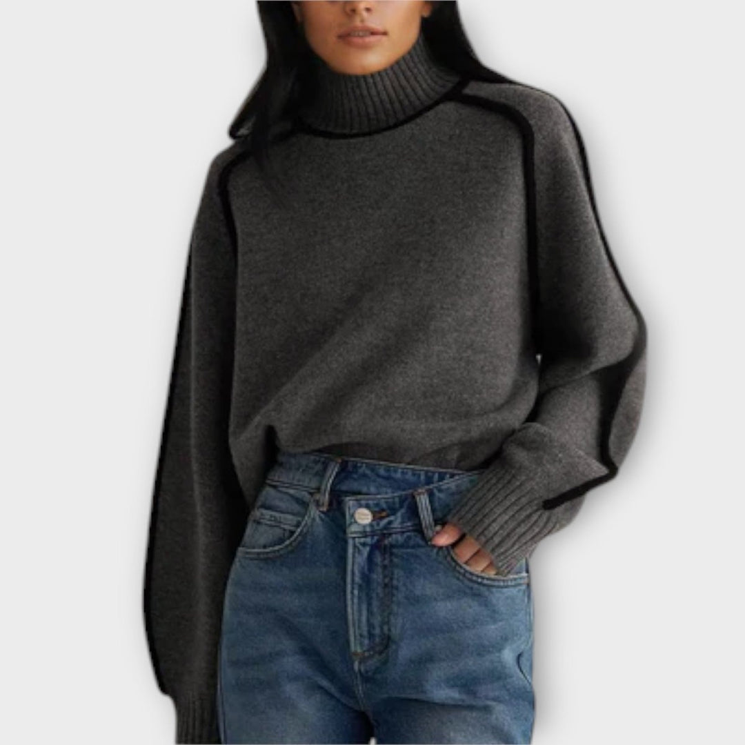Emilie | Soft & Elegant Turtleneck Sweater - Barbara benjamin new york
