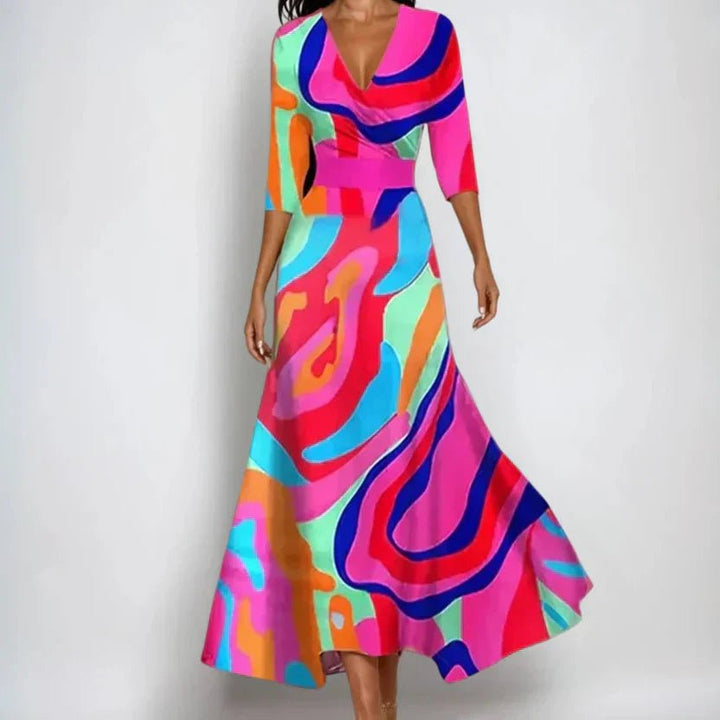 Emily - Luxury Floral Dress - Barbara & Late Benjamin