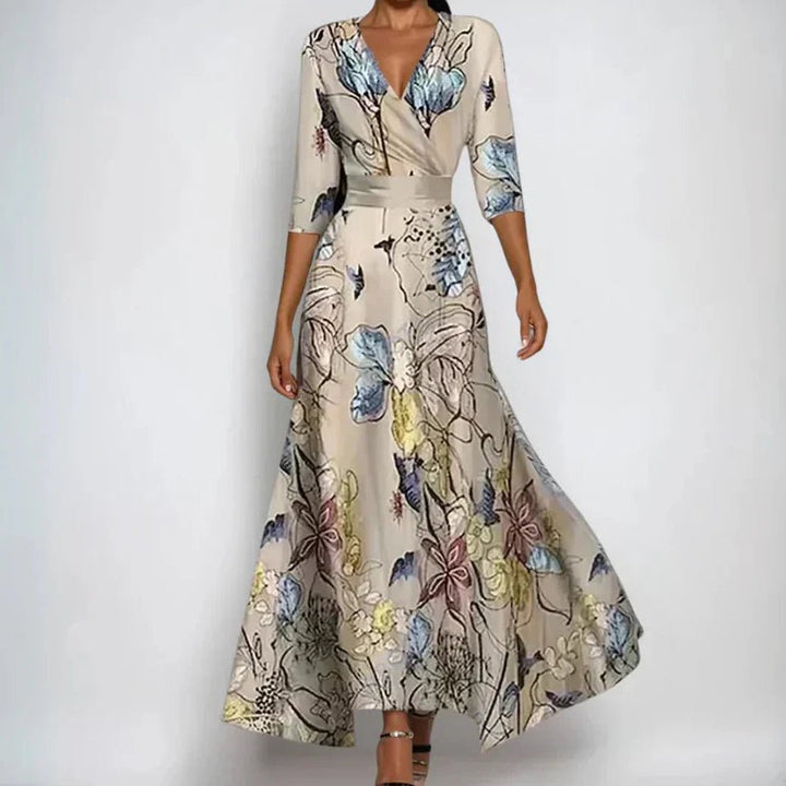 Emily - Luxury Floral Dress - Barbara & Late Benjamin