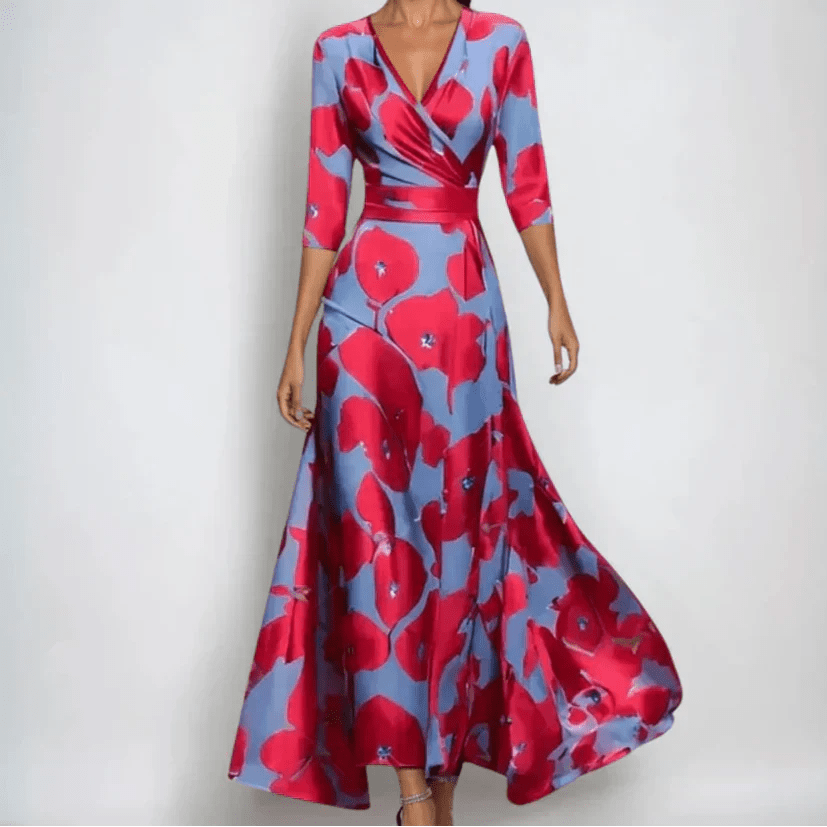 Emily - Luxury Floral Dress - Barbara & Late Benjamin